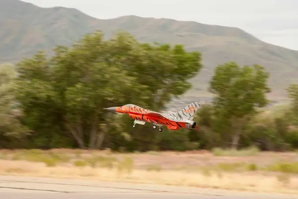 At take-off is the last time I can get a decent photo - this jet is just too fast! Joe said top speed is around 180mph.
